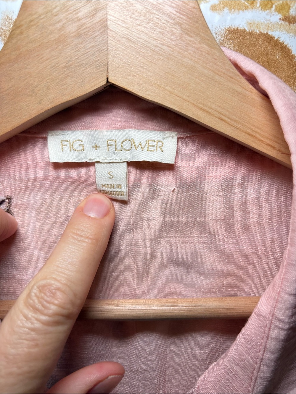 Fig & Flower Pink Western Embroidered Blouse | Cowboy Boots & Hats | Boho Top - Picture 3 of 10